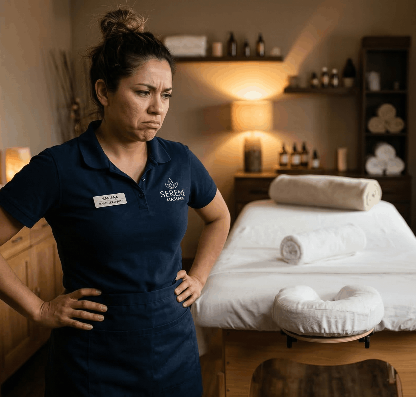 Sala de massagem vazia